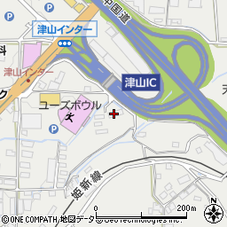 西日本高速道路エンジニアリング中国株式会社　津山保全技術事務所周辺の地図