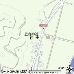 かみかわ桜の山　桜華園周辺の地図