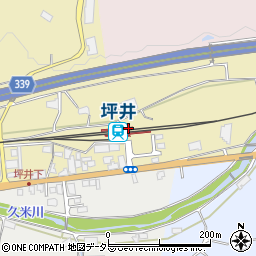 坪井駅周辺の地図