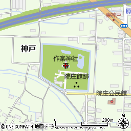 作楽神社周辺の地図