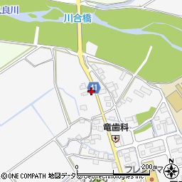 滋賀県東近江市市子殿町684-1周辺の地図