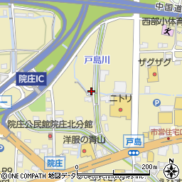 岡山県津山市院庄1218周辺の地図