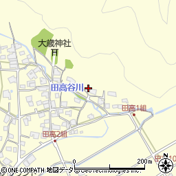兵庫県西脇市黒田庄町田高533周辺の地図
