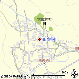 兵庫県西脇市黒田庄町田高670周辺の地図