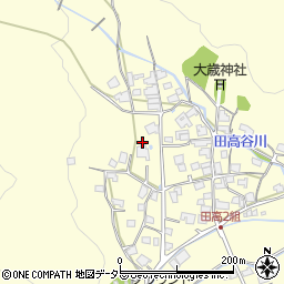 兵庫県西脇市黒田庄町田高691周辺の地図