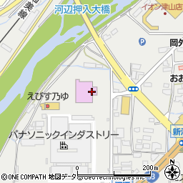 ごはんどき 津山店周辺の地図