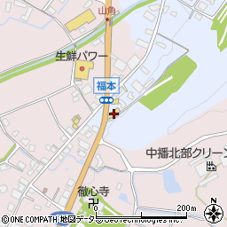兵庫県神崎郡神河町粟賀町255-1周辺の地図