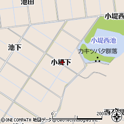 愛知県刈谷市井ケ谷町小堤下周辺の地図