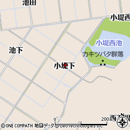 愛知県刈谷市井ケ谷町（小堤下）周辺の地図