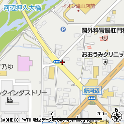 岡山県津山市河辺1042周辺の地図