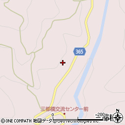 愛知県北設楽郡設楽町三都橋上竹平周辺の地図