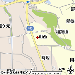 京都府亀岡市千歳町千歳（山西）周辺の地図
