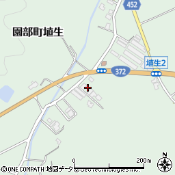 京都府南丹市園部町埴生山本周辺の地図