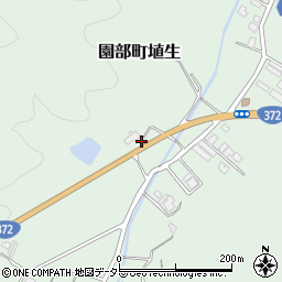 京都府南丹市園部町埴生内垣内周辺の地図