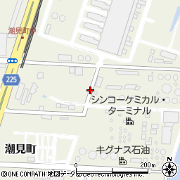 愛知県名古屋市港区潮見町周辺の地図