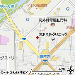 岡山県津山市河辺1043周辺の地図