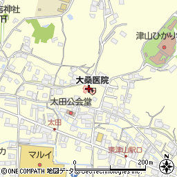 大桑医院周辺の地図