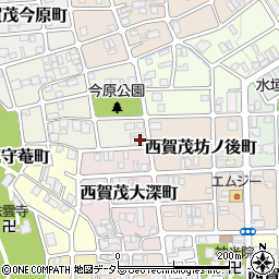 京都府京都市北区西賀茂南今原町95周辺の地図