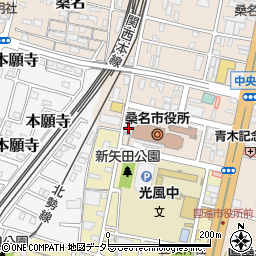 三重県桑名市中央町2丁目53周辺の地図