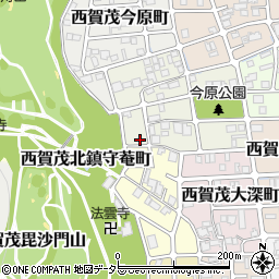 京都府京都市北区西賀茂南今原町118周辺の地図