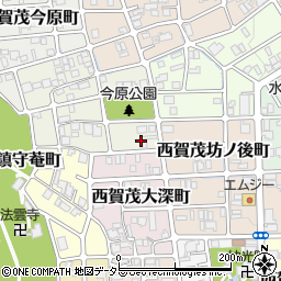 京都府京都市北区西賀茂南今原町103周辺の地図