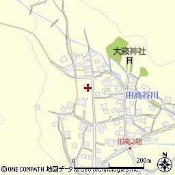 兵庫県西脇市黒田庄町田高686周辺の地図