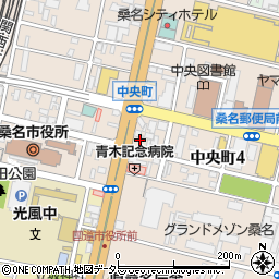 三重県桑名市中央町4丁目69周辺の地図