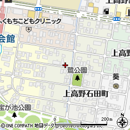 京都府京都市左京区上高野鷺町10周辺の地図