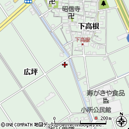 愛知県豊明市沓掛町広坪45周辺の地図