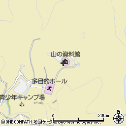 豊田市役所教育・文化施設　総合野外センター・六所山キャンプ場周辺の地図