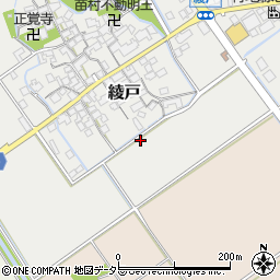 滋賀県蒲生郡竜王町綾戸383周辺の地図