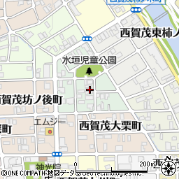 京都府京都市北区西賀茂水垣町周辺の地図