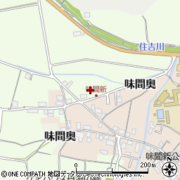 兵庫県丹波篠山市味間南24周辺の地図