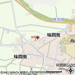 兵庫県丹波篠山市味間南22周辺の地図