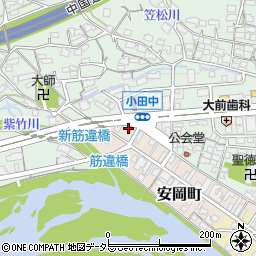 安岡町会館周辺の地図