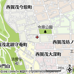 京都府京都市北区西賀茂南今原町109周辺の地図
