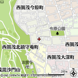 京都府京都市北区西賀茂南今原町105周辺の地図