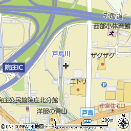 岡山県津山市院庄1219周辺の地図