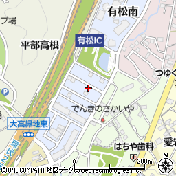 愛知県名古屋市緑区有松南806周辺の地図