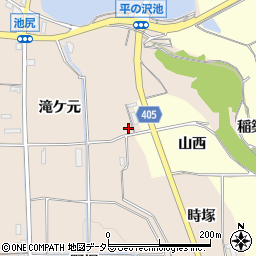 京都府亀岡市馬路町滝ケ元周辺の地図