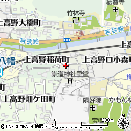 京都府京都市左京区上高野植ノ町13-5周辺の地図