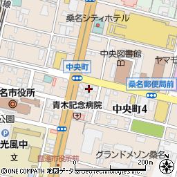 株式会社ぬし与仏壇店　桑名本店周辺の地図