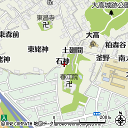 愛知県名古屋市緑区大高町石神周辺の地図