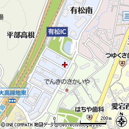 愛知県名古屋市緑区有松南711周辺の地図