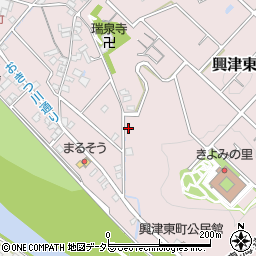 静岡県静岡市清水区興津東町1042-1周辺の地図