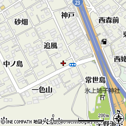 愛知県名古屋市緑区大高町追風44周辺の地図