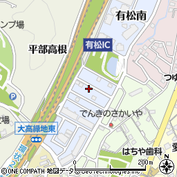 愛知県名古屋市緑区有松南804周辺の地図