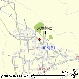 兵庫県西脇市黒田庄町田高681周辺の地図