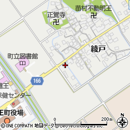 滋賀県蒲生郡竜王町綾戸536周辺の地図