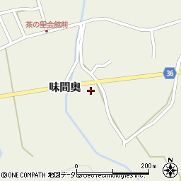 兵庫県丹波篠山市味間奥周辺の地図